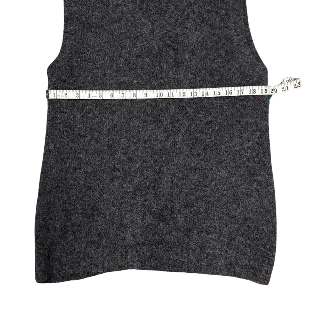 Contemporaine by Simons Alpaca Blend Oversized Knit Sweater Vest P/S - Picture 6 of 8